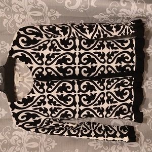 Appleseed's Petites Ruffled Button Front Cardigan Sz PS